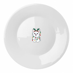 Тарелка Милый Вест хайленд уайт терьер - FATLINE Тарелка Милый Вест хайленд уайт терьер