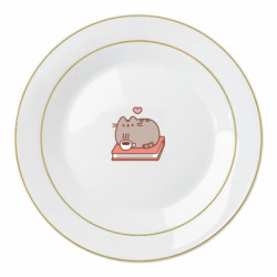 Тарелка Pusheen Lovely Morning - FATLINE Тарелка Pusheen Lovely Morning