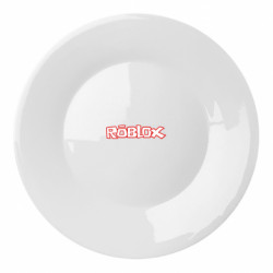 Тарелка Roblox logo - FATLINE Тарелка Roblox logo