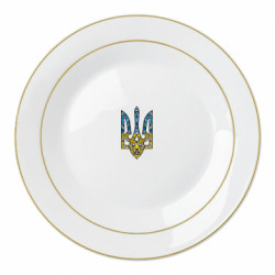 Тарелка Украинський Тризубец - FATLINE Тарелка Украинський Тризубец