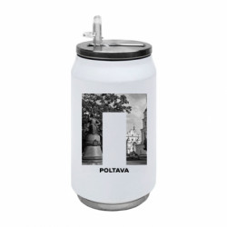 Термобанка 350ml Poltava Black & White - FATLINE Термобанка 350ml Poltava Black & White