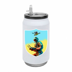 Термобанка 350ml Шеврон БПЛА - FATLINE Термобанка 350ml Шеврон БПЛА