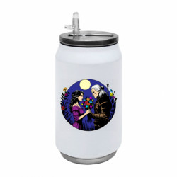 Термобанка 350ml Відьмак Геральт та Йенніфер - FATLINE Термобанка 350ml Відьмак Геральт та Йенніфер