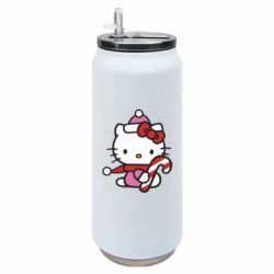 Термобанка 500ml Christmas Kitty with candy - FATLINE Термобанка 500ml Christmas Kitty with candy