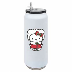 Термобанка 500ml Christmas Kitty - FATLINE Термобанка 500ml Christmas Kitty