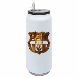 Термобанка 500ml ФК Барселона gold