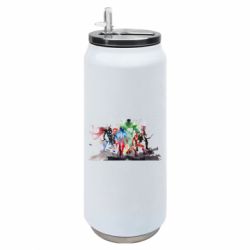 Термобанка 500ml Мстители Арт - FATLINE Термобанка 500ml Мстители Арт