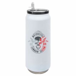Термобанка 500ml Moto skull - FATLINE Термобанка 500ml Moto skull