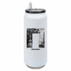 Термобанка 500ml Poltava Black & White - FATLINE Термобанка 500ml Poltava Black & White