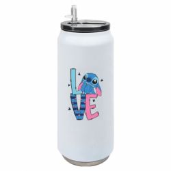 Термобанка 500ml Стич Love - FATLINE Термобанка 500ml Стич Love