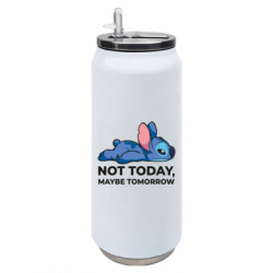 Термобанка 500ml Stitch not today - FATLINE Термобанка 500ml Stitch not today
