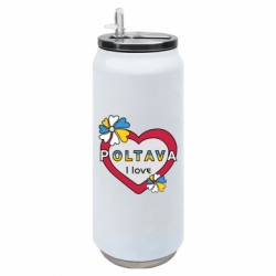 Термобанка 500ml Я люблю Полтаву - FATLINE Термобанка 500ml Я люблю Полтаву
