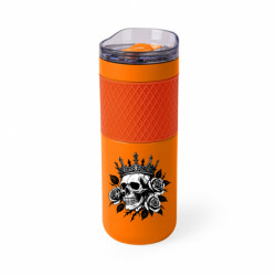 Термочашка негерметичная Bliss готичечский череп с розой на голове с короной - FATLINE Термочашка негерметичная Bliss готичечский череп с розой на голове с короной