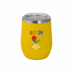 Термочашка негерметичная Soho «Аутизм — Принять. Понять. Полюбить» - FATLINE Термочашка негерметичная Soho «Аутизм — Принять. Понять. Полюбить»