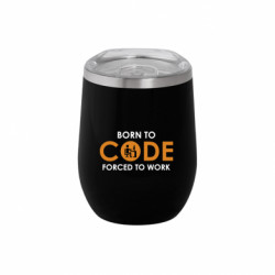 Термочашка негерметичная Soho Born to code forced to work - FATLINE Термочашка негерметичная Soho Born to code forced to work