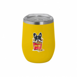 Термочашка негерметичная Soho Бульдог. Картошка фри - FATLINE Термочашка негерметичная Soho Бульдог. Картошка фри