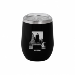 Термочашка негерметичная Soho Dnipro Black & White - FATLINE Термочашка негерметичная Soho Dnipro Black & White