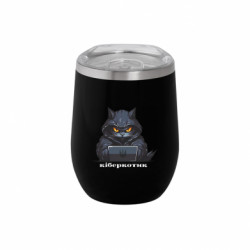 Термочашка негерметичная Soho киберкотик хакер - FATLINE Термочашка негерметичная Soho киберкотик хакер