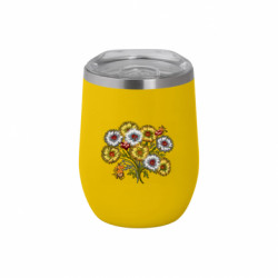 Термочашка негерметичная Soho Имитация вышивки одуванчики - FATLINE Термочашка негерметичная Soho Имитация вышивки одуванчики