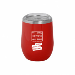 Термочашка негерметичная Soho My code never has bugs - FATLINE Термочашка негерметичная Soho My code never has bugs