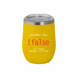 Термочашка негерметичная Soho Programmer joke: !false - FATLINE Термочашка негерметичная Soho Programmer joke: !false