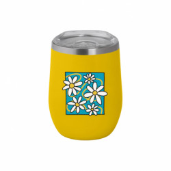 Термочашка негерметичная Soho Ромашки на голубом - FATLINE Термочашка негерметичная Soho Ромашки на голубом