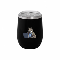 Термочашка негерметичная Soho волк за ноутбуком - FATLINE Термочашка негерметичная Soho волк за ноутбуком