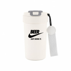 Термокружка Bruno Beer. Just Drink It! - FATLINE Термокружка Bruno Beer. Just Drink It!