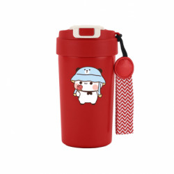 Термокружка Bruno Мишка с цветочком - FATLINE Термокружка Bruno Мишка с цветочком