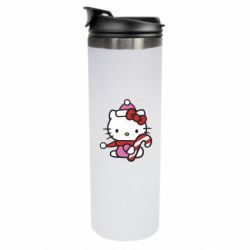 Термокружка Christmas Kitty with candy - FATLINE Термокружка Christmas Kitty with candy