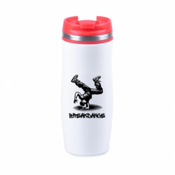 Термокружка негерметична Davos Брейкдансер бі-бой виконує трюк - FATLINE Термокружка негерметична Davos Брейкдансер бі-бой виконує трюк