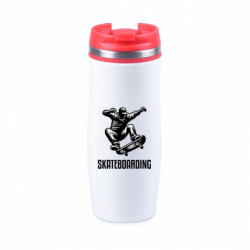 Термокружка негерметична Davos Скейтбордист у стрибку - FATLINE Термокружка негерметична Davos Скейтбордист у стрибку