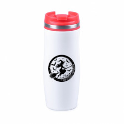 Термокружка негерметична Davos Відьма летить на мітлі - FATLINE Термокружка негерметична Davos Відьма летить на мітлі