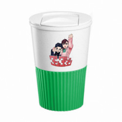 Термокружка негерметичная Eco Salta Dandadan Аниме - FATLINE Термокружка негерметичная Eco Salta Dandadan Аниме