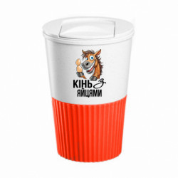 Термокружка негерметичная Eco Salta Конь с яйцами - FATLINE Термокружка негерметичная Eco Salta Конь с яйцами