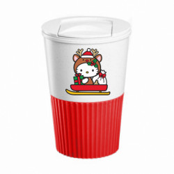 Термокружка негерметичная Eco Salta Китти на санках - FATLINE Термокружка негерметичная Eco Salta Китти на санках