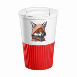 Термокружка негерметичная Eco Salta Лис в капюшоне - FATLINE Термокружка негерметичная Eco Salta Лис в капюшоне