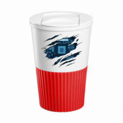 Термокружка негерметична Eco Salta Motherboard through the T-Shirt - FATLINE Термокружка негерметична Eco Salta Motherboard through the T-Shirt