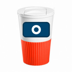 Термокружка негерметична Eco Salta Нашивки "Х" та "О" - FATLINE Термокружка негерметична Eco Salta Нашивки "Х" та "О"