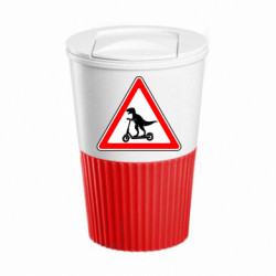 Термокружка негерметичная Eco Salta ⚠️ Осторожно Динозавры на электросамокатах - FATLINE Термокружка негерметичная Eco Salta ⚠️ Осторожно Динозавры на электросамокатах