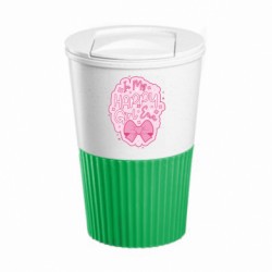 Термокружка негерметичная Eco Salta Розовый слоган In My Happy Girl Era - FATLINE Термокружка негерметичная Eco Salta Розовый слоган In My Happy Girl Era