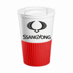 Термокружка негерметичная Eco Salta SsangYong Logo - FATLINE Термокружка негерметичная Eco Salta SsangYong Logo