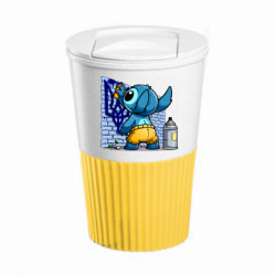 Термокружка негерметичная Eco Salta Стич патриот Украины - FATLINE Термокружка негерметичная Eco Salta Стич патриот Украины