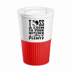 Термокружка негерметичная Eco Salta Toss a coin to your witcher oh valley of plenty - FATLINE Термокружка негерметичная Eco Salta Toss a coin to your witcher oh valley of plenty