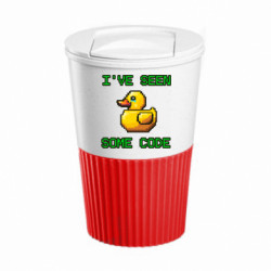 Термокружка негерметичная Eco Salta Я видел некоторый код - FATLINE Термокружка негерметичная Eco Salta Я видел некоторый код