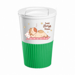 Термокружка негерметичная Eco Salta Смешная спящая лошадка - FATLINE Термокружка негерметичная Eco Salta Смешная спящая лошадка