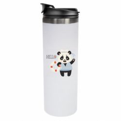Термокружка Hello. Смешной медвежонок. Панда моряк - FATLINE Термокружка Hello. Смешной медвежонок. Панда моряк