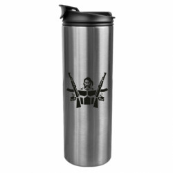 Термокружка Козак с автоматами. Киборг - FATLINE Термокружка Козак с автоматами. Киборг