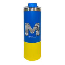 Термокружка Manhattan Mykolaiv Black & White - FATLINE Термокружка Manhattan Mykolaiv Black & White