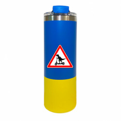 Термокружка Manhattan ⚠️ Осторожно Динозавры на электросамокатах - FATLINE Термокружка Manhattan ⚠️ Осторожно Динозавры на электросамокатах